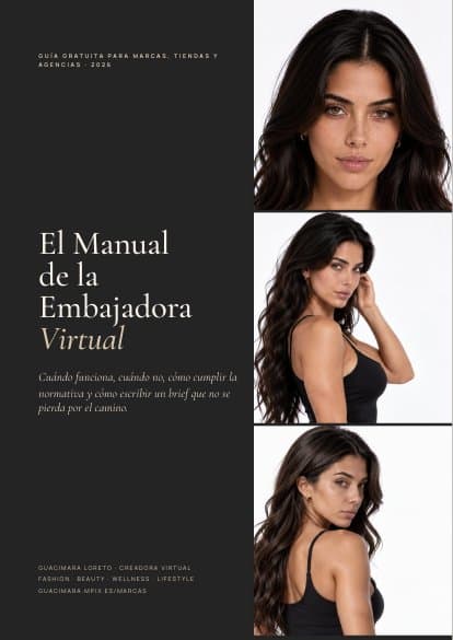 Portada del Manual de la Embajadora Virtual.